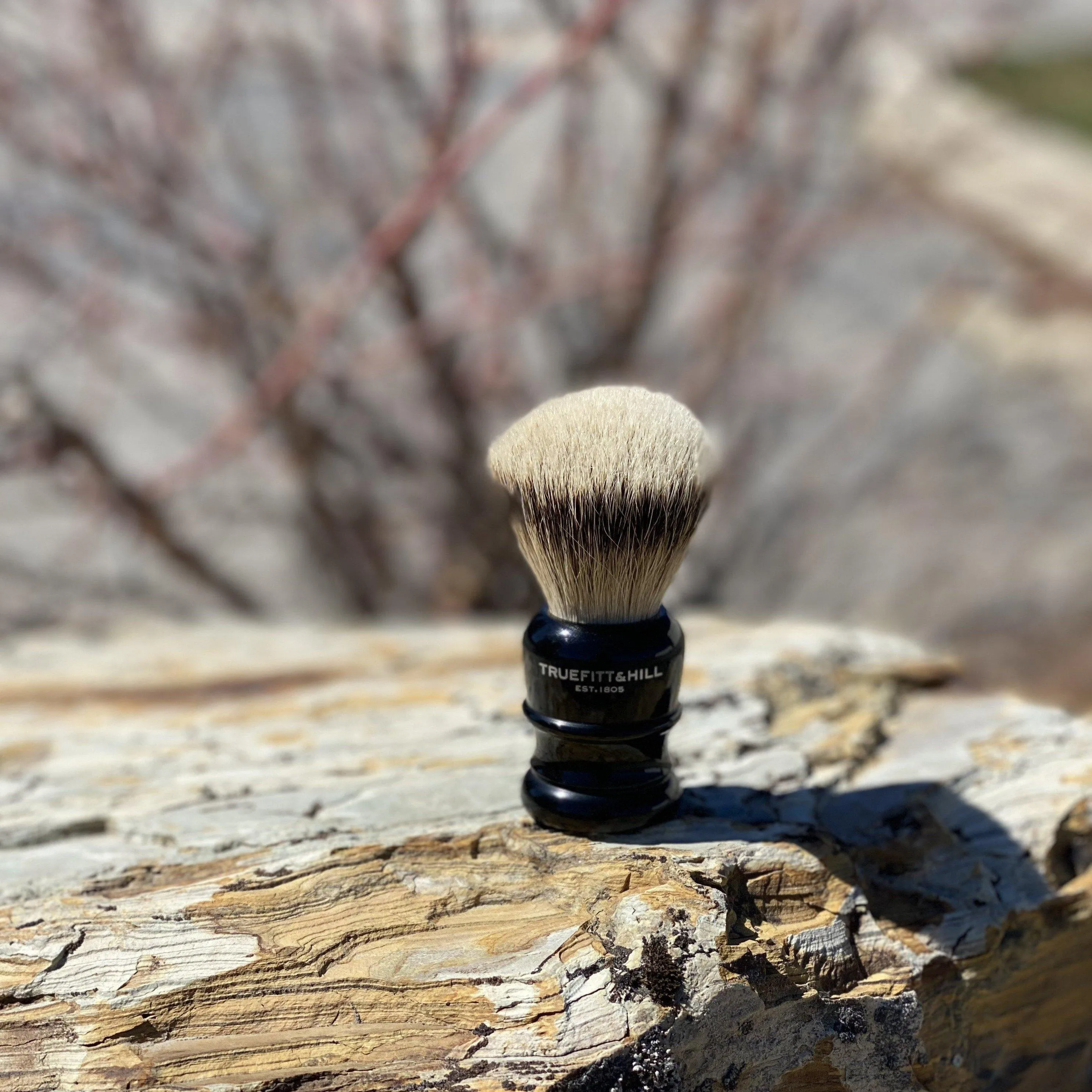 Truefitt & Hill Shaving Brush "Silvertip Badger" - Black