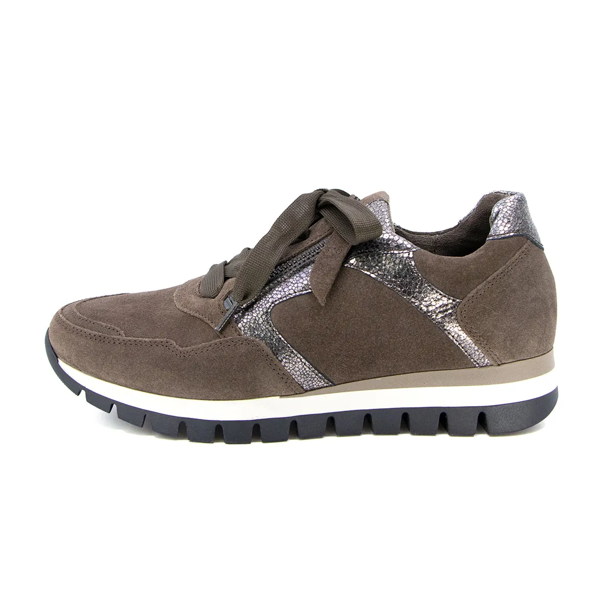 Vida Taupe Soft Walking Sneakers