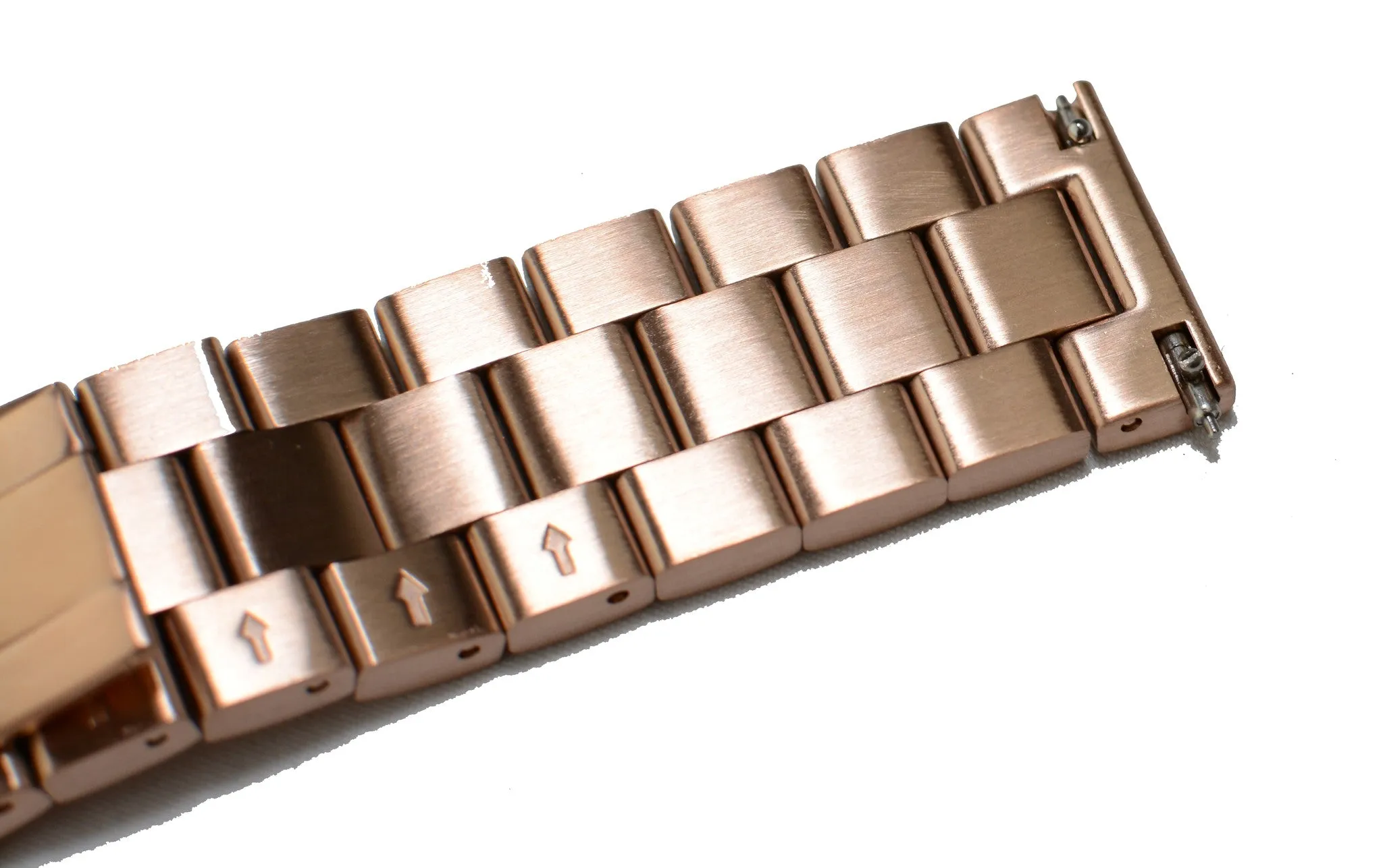 Watch Band- 22mm Rose Gold Stainless Steel (For 44mm and 48mm watch cases)